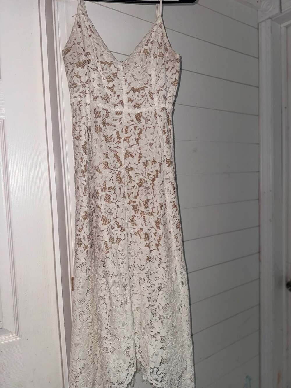 Lulus Made for Love White Lace Midi Dress